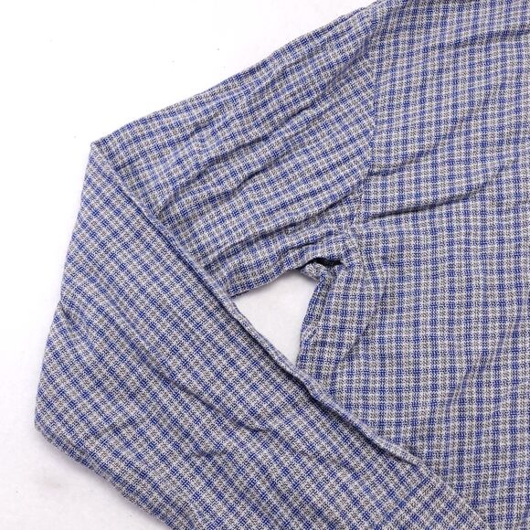 Victoria's Secret Button Up Long Sleeve Shirt Womens Size Extra Small XS Blue - Picture 5 of 10